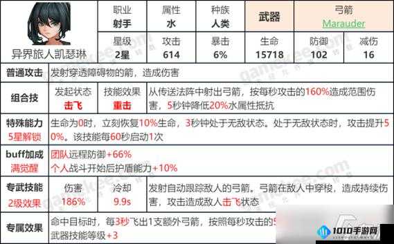 坎公骑冠剑土弓强度分析及培养建议